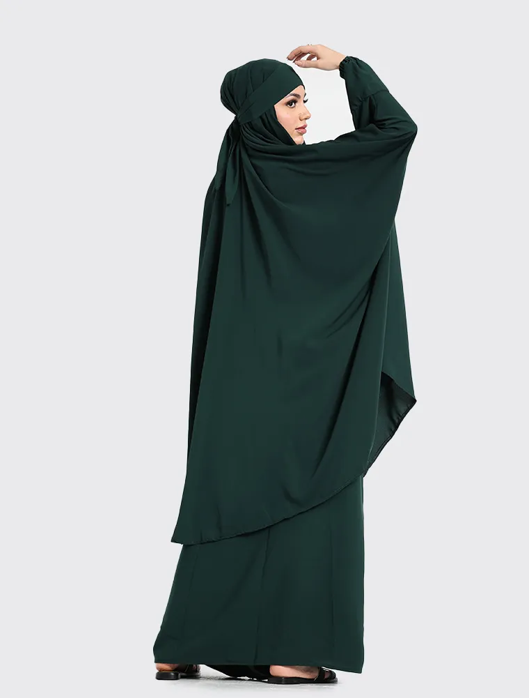 Green 2 Piece Jilbab